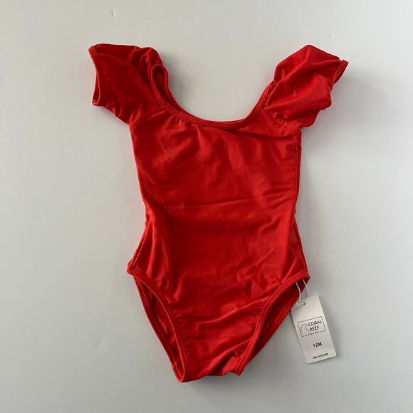 NEW Coral Reef red swimsuit - Picture 6 of 6